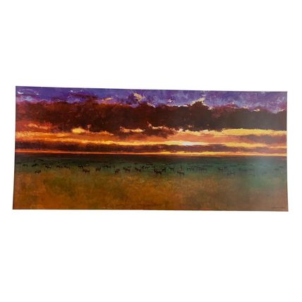 Large Wall Art Print “ Serengeti “ by Jonathan Sanders.100cm x 50cm