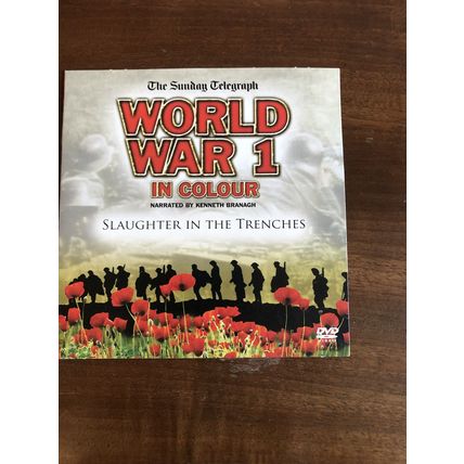 7 DVD SET : WORLD WAR 1 IN COLOUR . UNPLAYED AS NEW.
