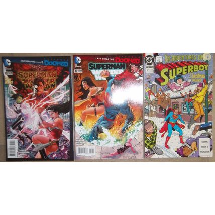 DC Comics Mixed Lot Superman Wonder Woman Superboy