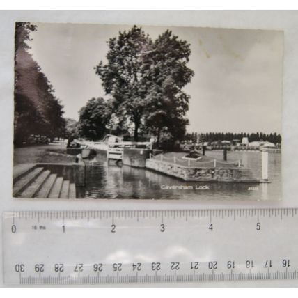 1964 postcard Caversham Lock
