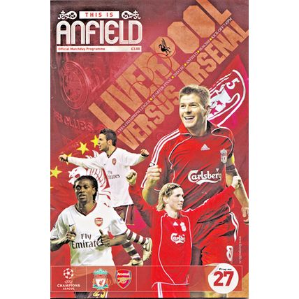 LIVERPOOL v ARSENAL CHAMPIONS LEAGUE QUARTER FINAL 2ND LEG 2007/08