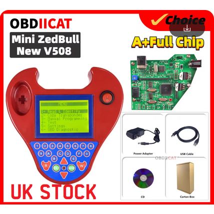 Auto Pragrammer Pin Code Reader Support Multi-languages OBD2 Transponder zedbull
