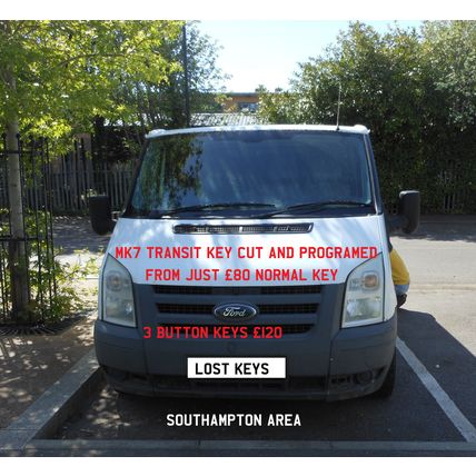 Transit mk7 LOST YOUR KEY NOT A PROBLEM cut Key + Programming Southampton area