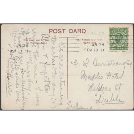 Moustache - London is a Jolly Fine Place, 1911 - Postcard