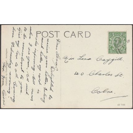Moreton Hall & Clerk Hill Hall, Whalley, Lancashire, c.1910s - Constantines RPPC