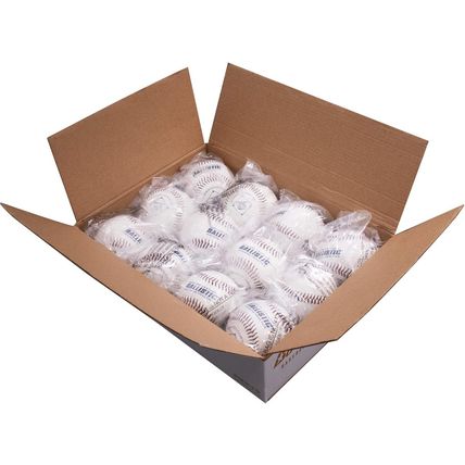 Baden Ballistic Leather Pitching Machine Baseballs | Durable Leather Constructio