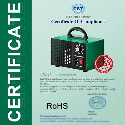 Ozone Generator 45,000Mg/H, Industrial/Home O3 Air Purifier Deodorizer for Areas