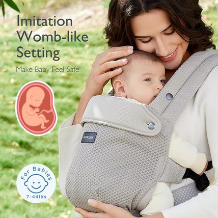 Momcozy Breathable Mesh Baby Carrier, Ergonomic and Lightweight Infant Carrier f
