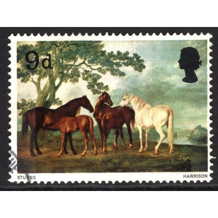 GREAT BRITAIN 1967: PAINTINGS - 9d USED (G10)