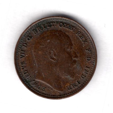 Great Britain. Edward VII. Third Farthing 1902. dy20948A