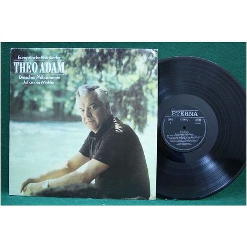 Theo Adam/Winkler - European Folksongs - Eterna 8 35 087 - EX