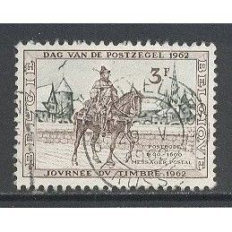 Belguim.1962 Stamp Day (16th-Century Postilion) stamp.Fine Used.Dec14