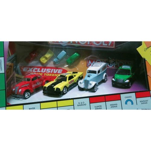 Johnny Lightning MONOPOLY 4 Car Set: Atlantic Ave, Connecticut Ave, Kentucky, NC