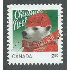 CAN 2015 $2.50 (S/A)'CHRISTMAS ' FINE USED (EBID44-266)
