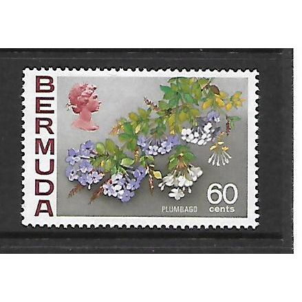 BERMUDA 1975 FLOWERS 60c PLUMBAGO SG 263 M /MINT#2