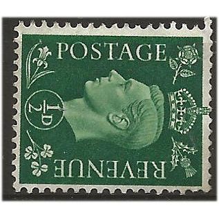 1937 SG462a 1/2d Green Wmk Sideways Mounted Mint ..