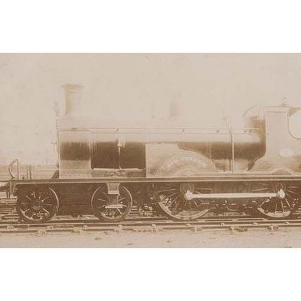 Ben Vrackie Pitlochry Antique Train Railway Real Photo Postcard
