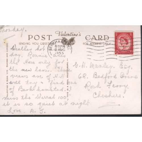 Vintage Valentines PC 1955 - Hemel Hempstead Multiview, Hertfordshire