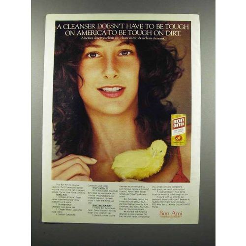 1983 Bon Ami Cleanser Ad - Tough on Dirt
