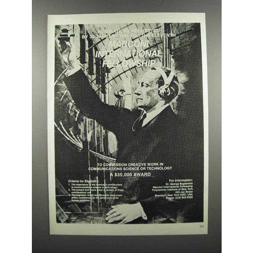 1983 Marconi International Fellowship Ad - Nominations