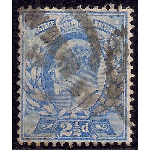 GB 1902 - 1910 KEV11 2 1/2d Pale Ultramarine SG 231 ( L1234 )