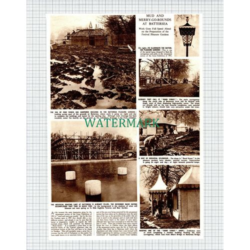 (X560) Battersea Park Pleasure Gardens - 1950 Clip
