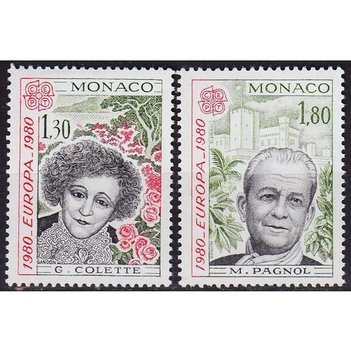 MONACO [1980] MiNr 1421-22 ( **/mnh ) CEPT