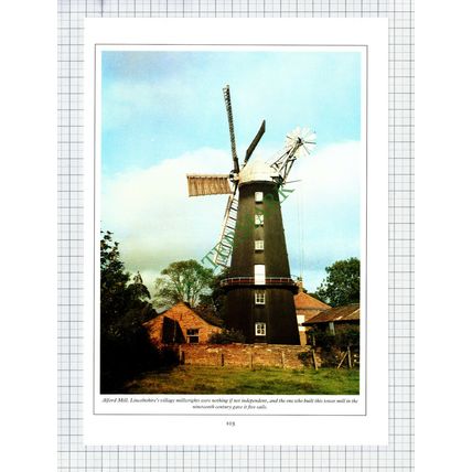 9904) Alford Mill Lincolnshire - 1980s Cutting / Print