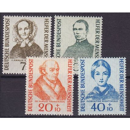 GERMANY BUND [1955] MiNr 0222-25 ( **/mnh )