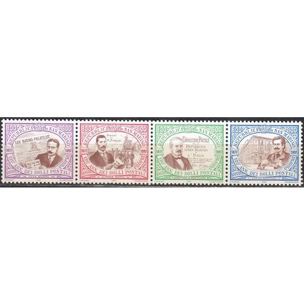 San Marino 1997 Michel 1723 - 1726 Neuf ** Cote (2006) 3.20 Euro 120 Ans Timbres