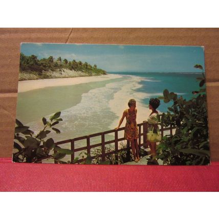 CRANE BEACH, ST. PHILIP, BARBADOS, WEST INDIES unused postcard /