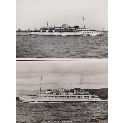 MV Royal Sovereign Old Photo & Postcard