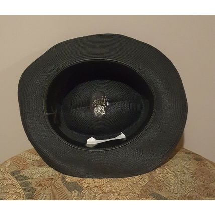 Pre-Owned Men’s Dobbs 5th Ave Black Summer Dress Hat