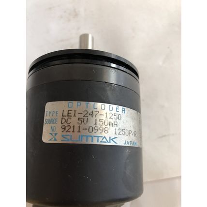 SUMTAK LEI-247-1250 OPTCODER ROTARY ENCODER, 9211-0998 1250P 5 VDC,150mA,DH