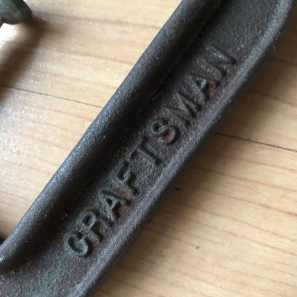 Vintage Craftsman 3" Malleable C Clamp Model 66673 Made in USA