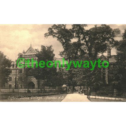 Oxford, Keble College founded, Oxon, Rare Frith Postcard 1908