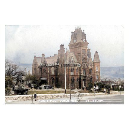ptc7167 - Yorks - An early view of the Municipal Buildings Dewsbury - print 6x4