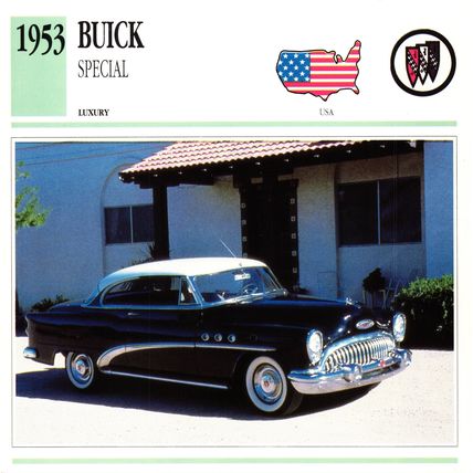 Collectors Club card. Classic Cars. Buick Special