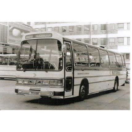 Black & White Photo of Shamrock & Rambler Motor Coaches Ltd. - TFH 161R