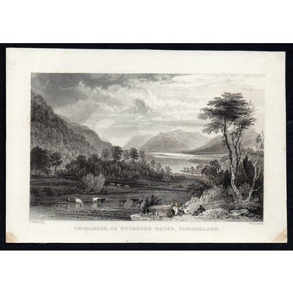 THIRLMERE 1839 William Alexander Le Petit - George Pickering ENGRAVING