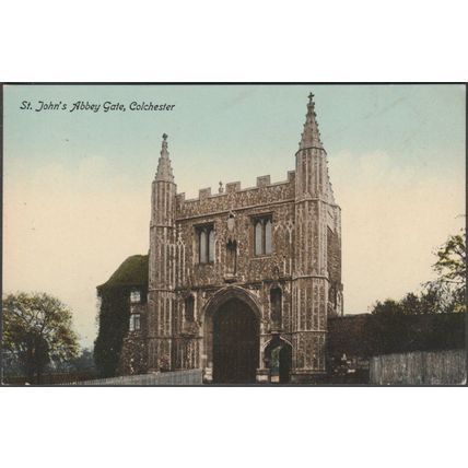 St John's Abbey Gate, Colchester, Essex, c.1910s - Valentine's Postcard