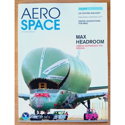 ROYAL AERONAUTICAL SOCIETY MAGAZINE, AEROSPACE: issue June 2018