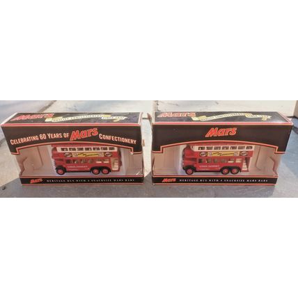 A pair of 1993 Lledo promotional models - 60 years of MARS confectionary - 1992