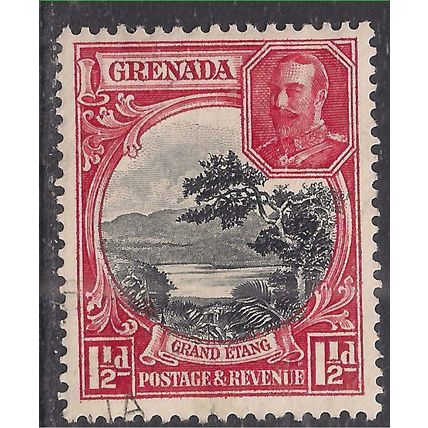 Grenada 1934 - 36 KGV 1 1/2d Grand Etang Used SG 137 ( G101 )