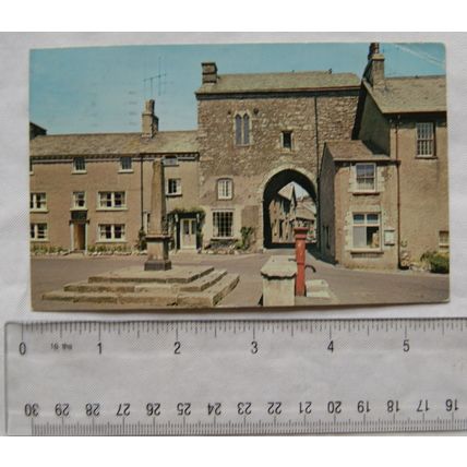 1967 postcard Gatehouse, Cartmel
