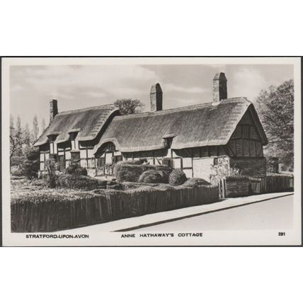 Anne Hathaway's Cottage, Stratford-upon-Avon, c.1950 - Busst RP Postcard