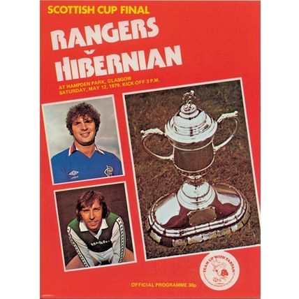 RANGERS v HIBERNIAN THE SCOTTISH CUP FINAL 1979