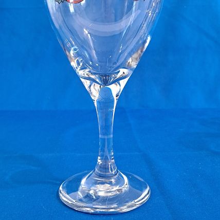 Lot 3 Libbey Christmas HOLLY & BOW WINE GLASSES Stemmed Goblets Ribbon Holiday