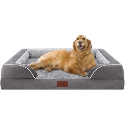 Comfort Expression Waterproof Orthopedic Foam Dog Beds for Extra Large Dogs Dura