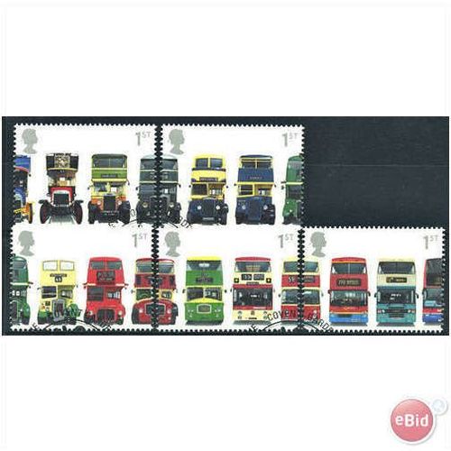 2001 Buses Set SG2210-2214 Very Fine Used